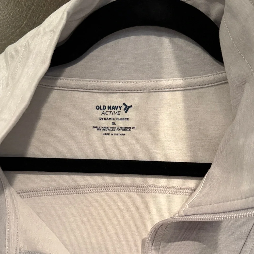 Old navy dynamic fleece Gray Half-Zip Pullover - Picture 2 of 5